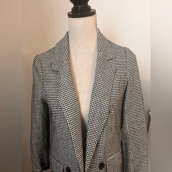 Forever 21 Houndstooth Fashion Jacket Size Small - Picture 2 of 12